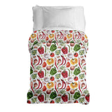 Original therapy blanket - cotton cover with vegetables