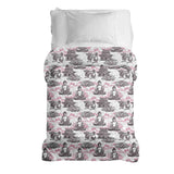 Original therapy blanket - cotton cover with pink Buddha