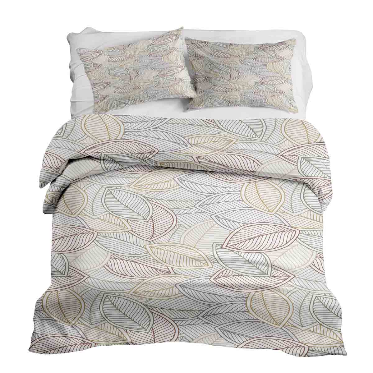 Therapy blankets bedding set colorful palm leaves