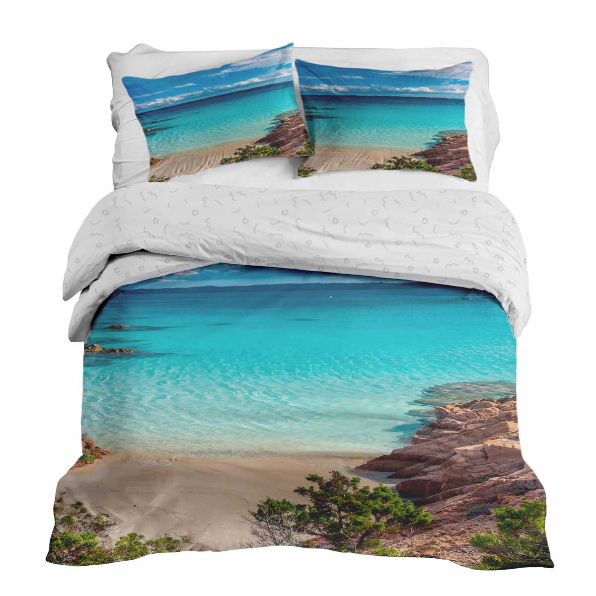 Ensemble de linge de lit avec couverture thérapeutique Fernweh