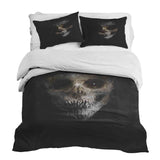 Therapy blankets bedding set black horror