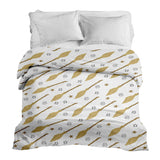 Original therapy blanket - cotton cover white with Harry's broom