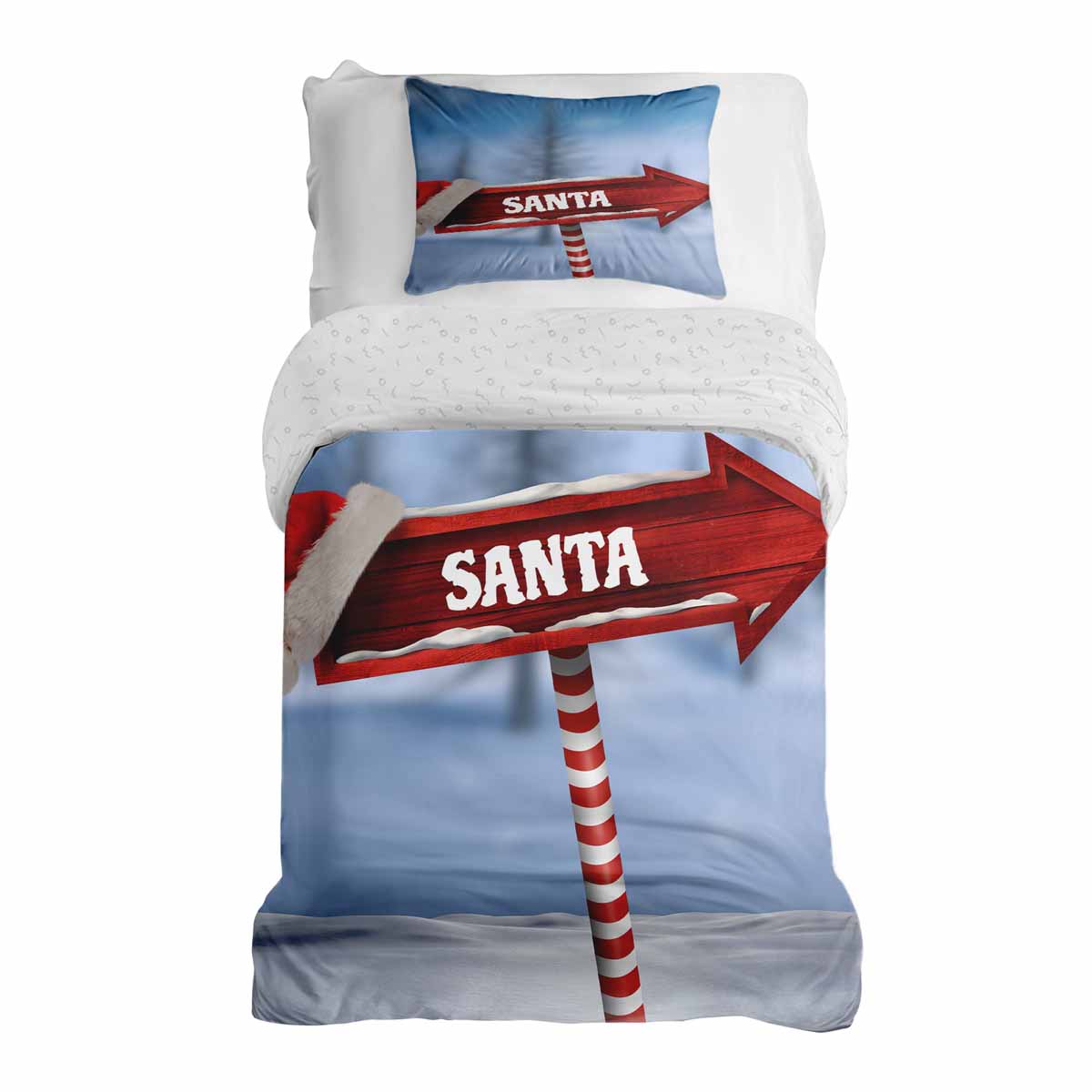 Therapy blankets bedding set with Santa