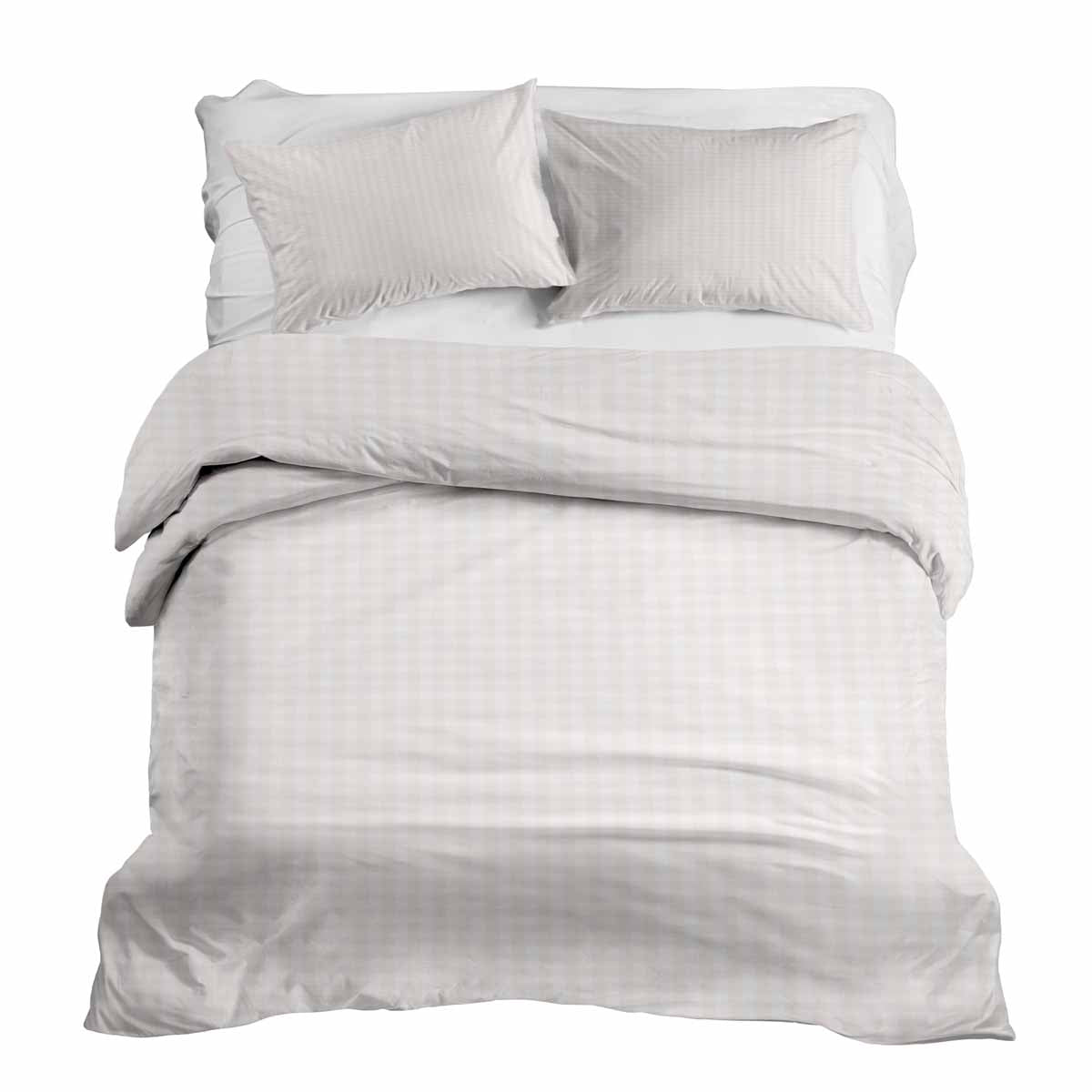Couette de thérapie Ensemble de linge de lit clair à carreaux