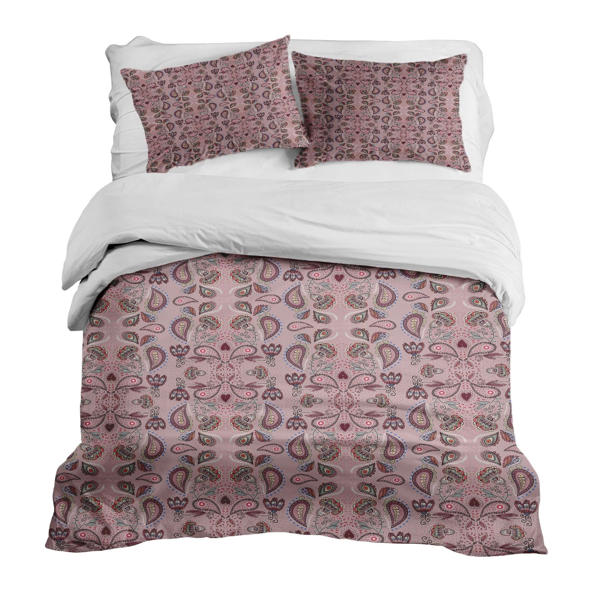 Therapy blankets bedding set pink mandala