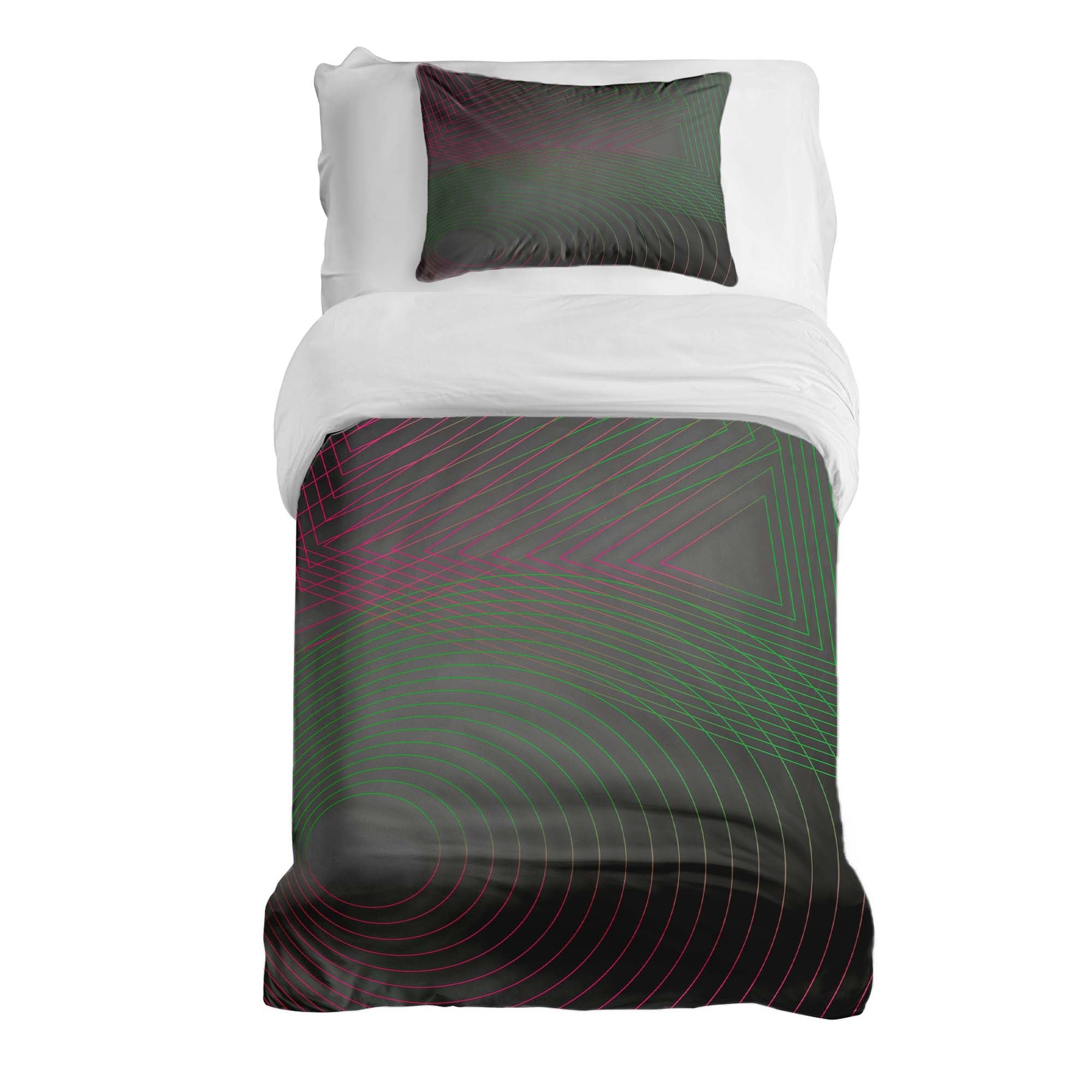 Therapy blankets bedding set gradient shapes