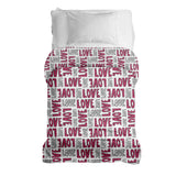 Original therapy blanket - cotton cover white L.O.V.E