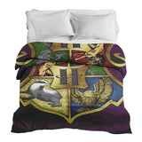 Original therapy blanket - cotton cover Hogwarts houses