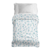 Original therapy blanket - cotton cover white with toys