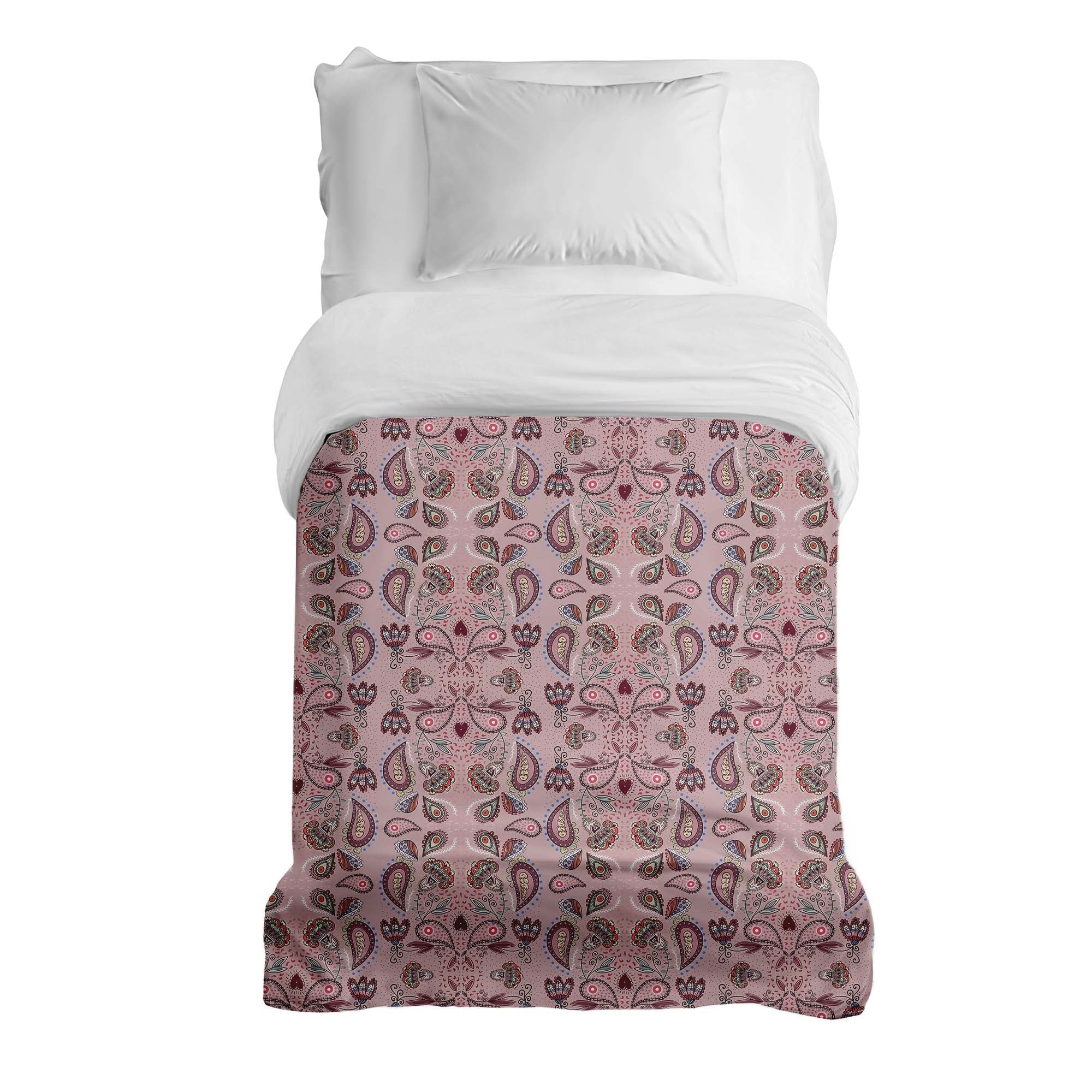 Couverture thérapeutique originale - Housse en coton Mandala rose