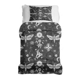 Therapy blankets bedding set creepy dragonfly