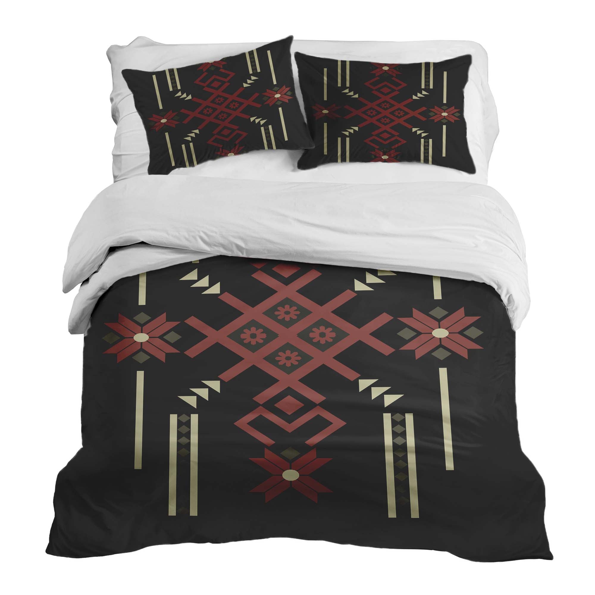 Therapy blankets bedding set with large snowflake