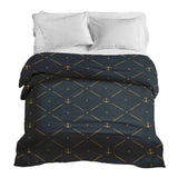 Original therapy blanket - cotton cover blue with anchor