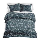 Therapy blanket bedding set with blue branches