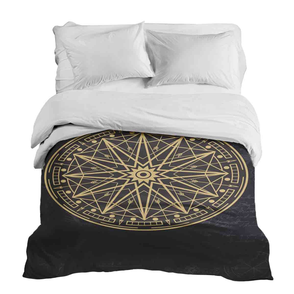 Couverture thérapeutique originale - Housse en coton Mandala mystique