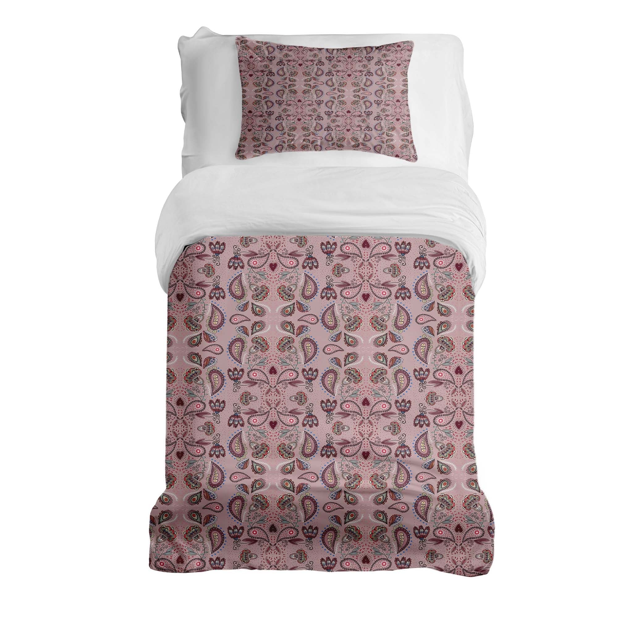 Therapy blankets bedding set pink mandala