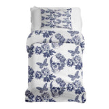 Therapy blankets bedding set, floral skull.