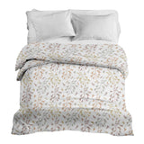 Original therapy blanket - cotton cover with delicate colorful branches