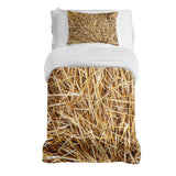 Therapy blanket bedding set with hay