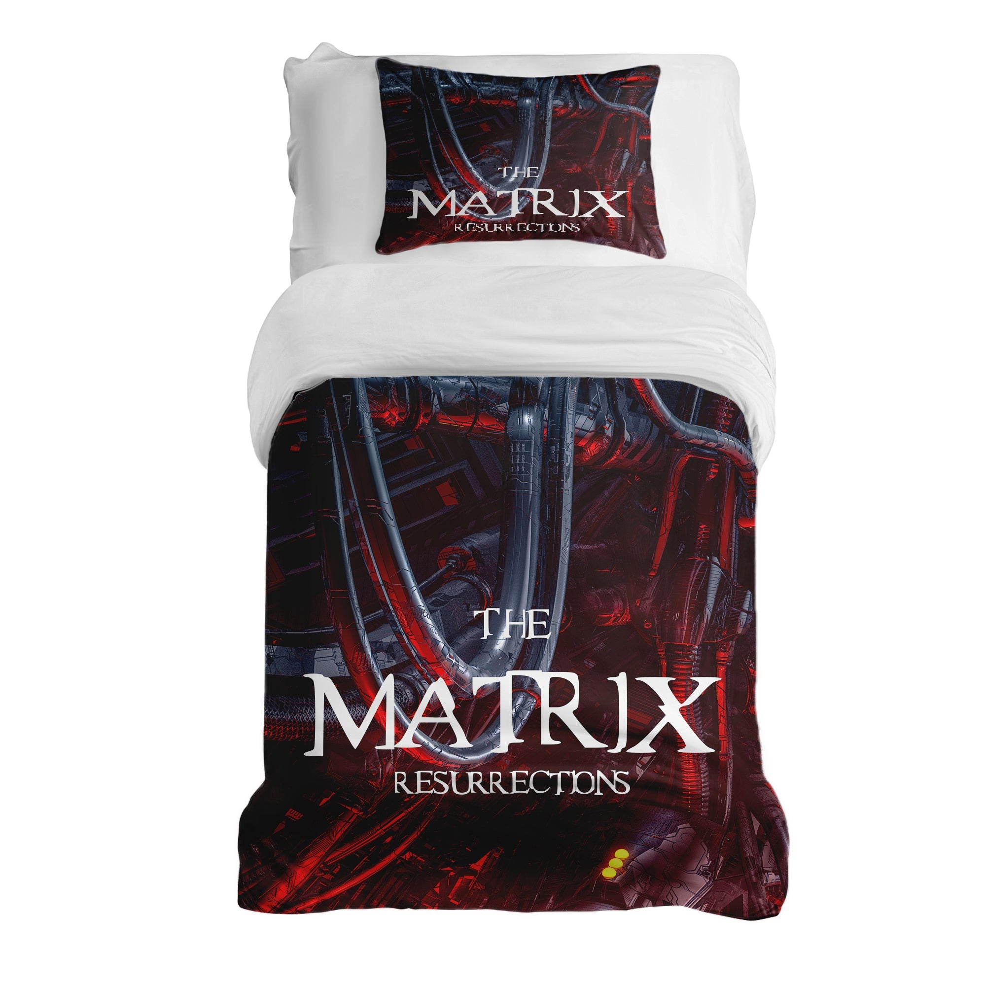 Therapy blankets bedding set red The Matrix