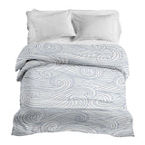 Original therapy blanket - cotton cover blue waves
