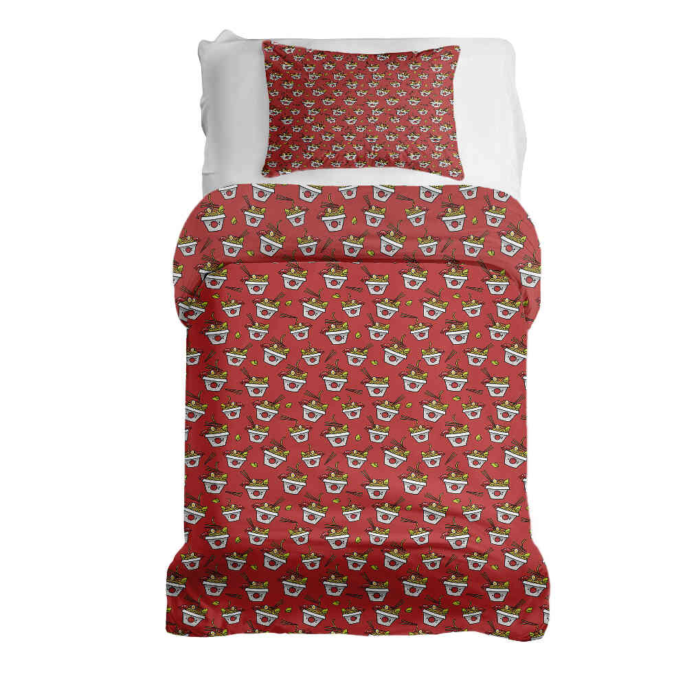Therapy blankets bedding set red take-away