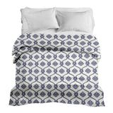 Original therapy blanket - cotton cover blue sailor pattern