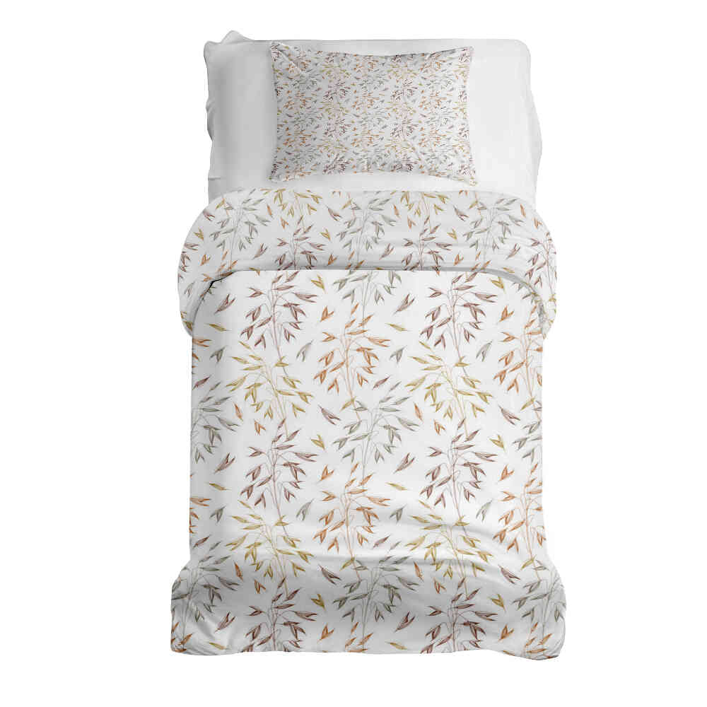Therapy blankets bedding set with delicate colorful branches