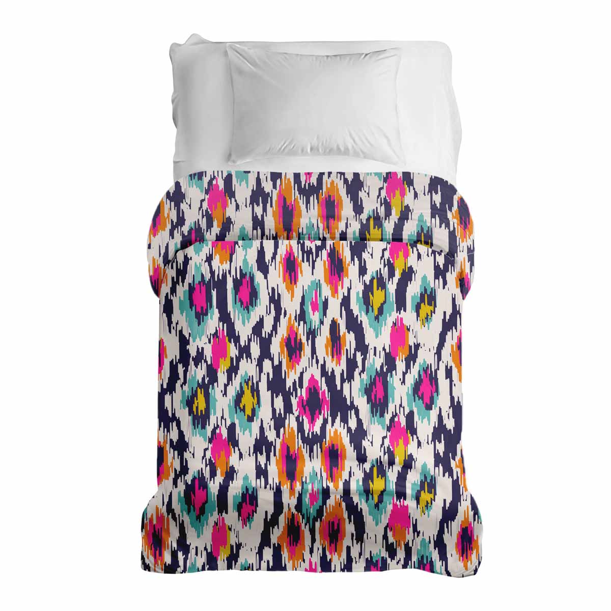 Couverture thérapeutique originale - Housse en coton colorée avec imprimé léopard