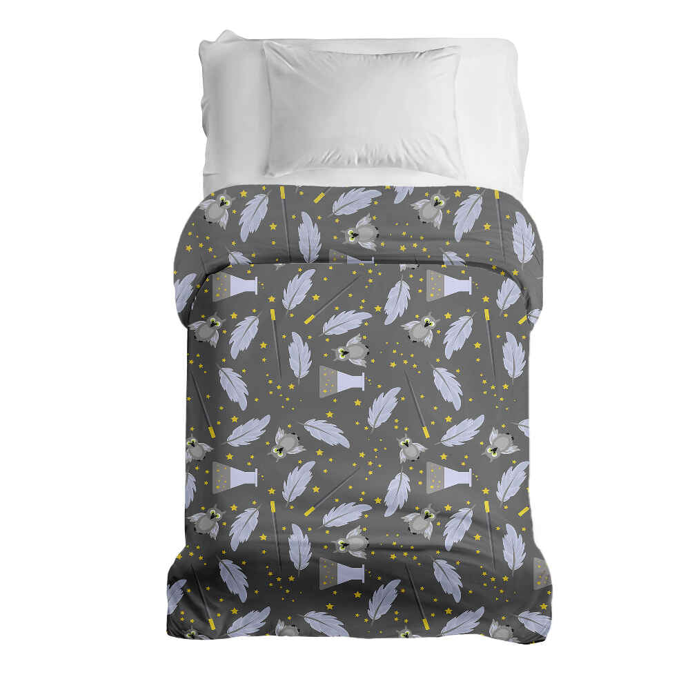 Couverture thérapeutique originale - Housse en coton noire baguette magique