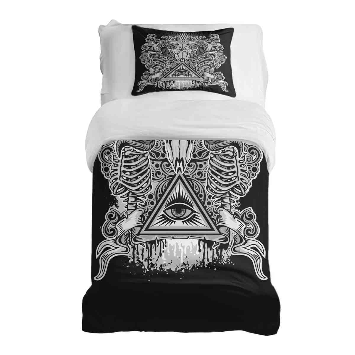 Therapy blankets bedding set black eye 2