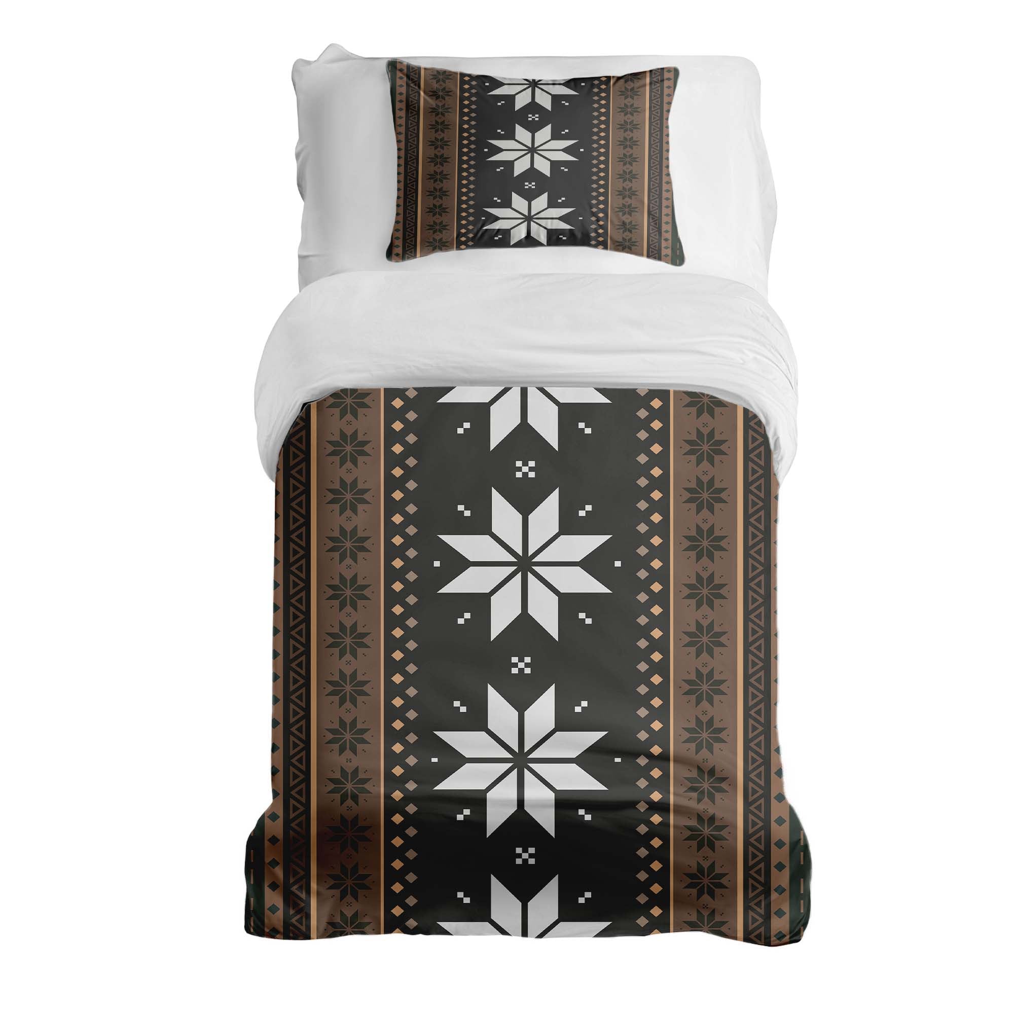 Therapy blankets bedding set striped with stars