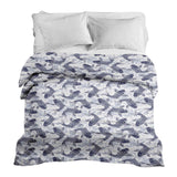 Original therapy blanket - cotton cover blue kois