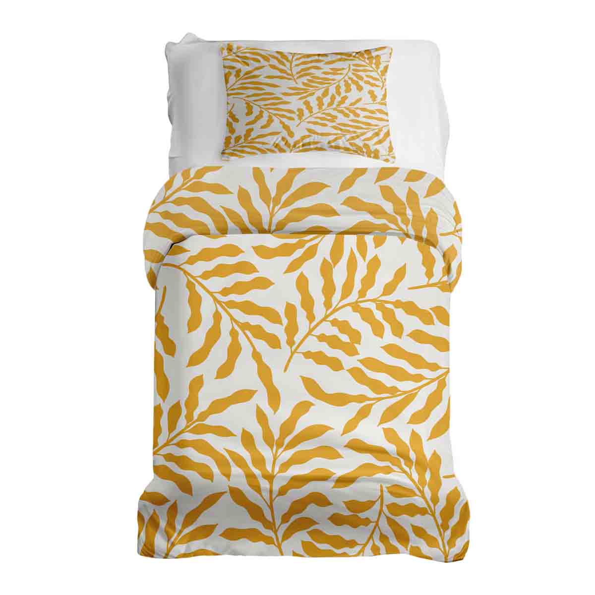 Therapy blankets bedding set with yellow branches