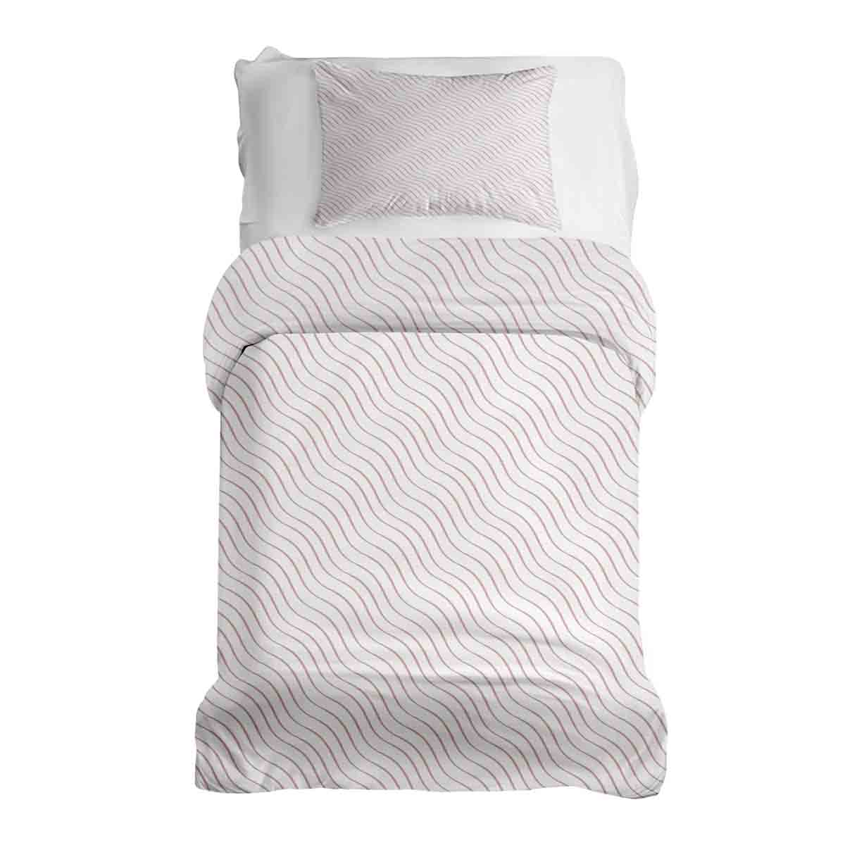 Couette de thérapie Ensemble de linge de lit rose vagues
