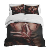 Therapy blanket bedding set Halloween face