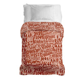 Original therapy blanket - cotton cover Be Mine
