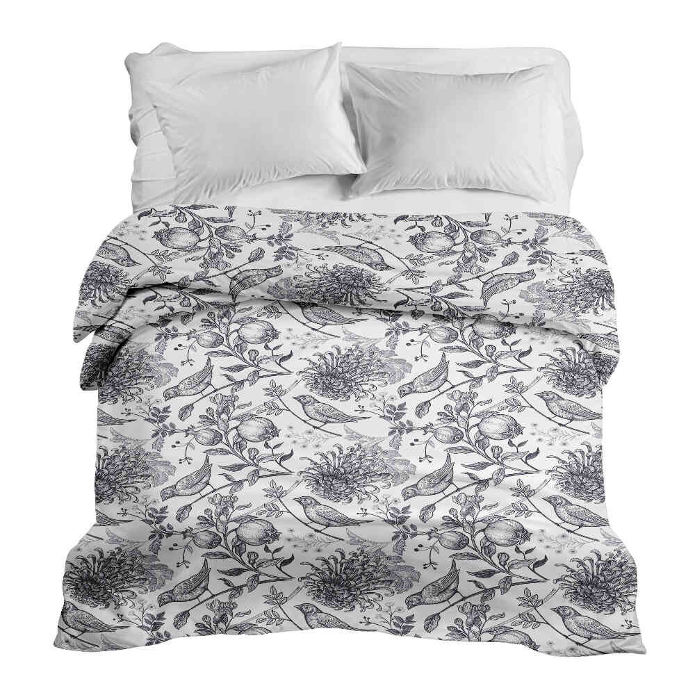 Original therapy blanket - cotton cover gray spring