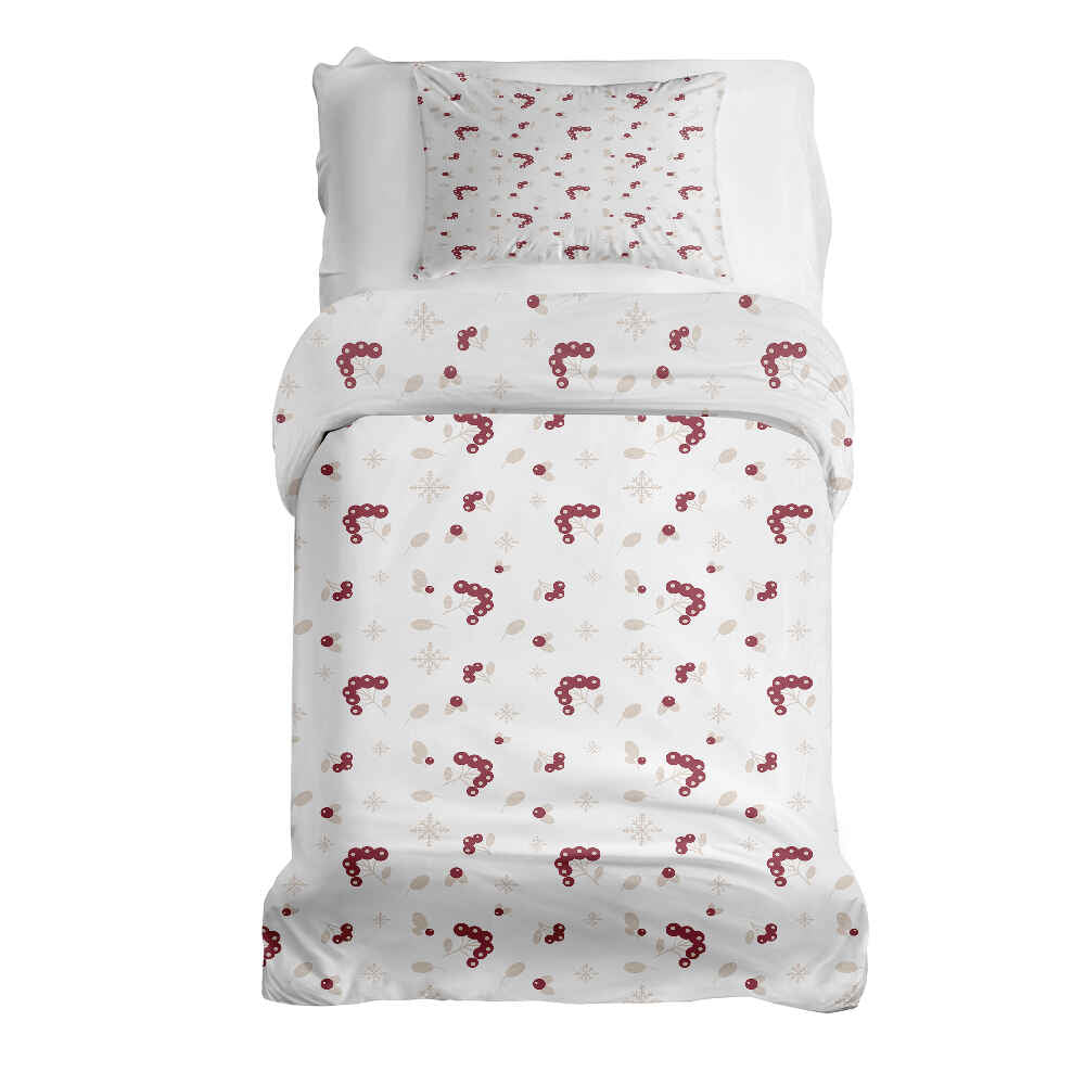 Couverture thérapeutique originale - Housse en coton avec arbuste à baies