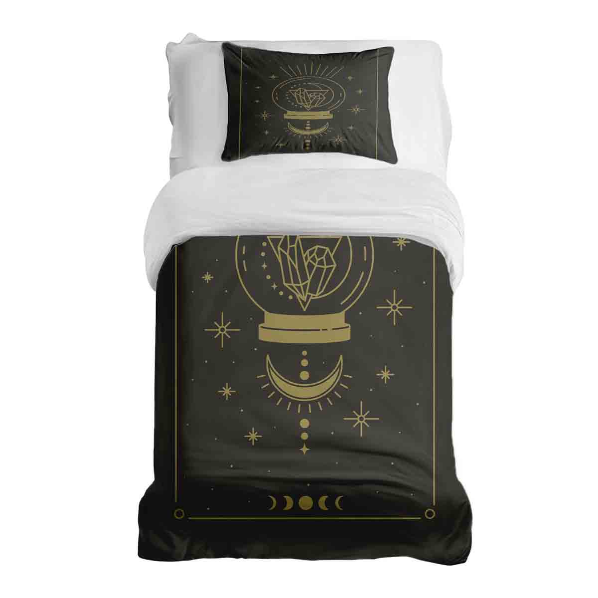 Therapy blankets bedding set crystal ball