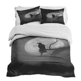 Therapy Blanket Bedding Set Raven in Moonlight
