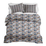 Therapy blanket bedding set with flowers