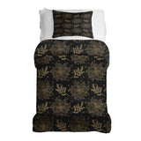 Therapy blankets bedding set black Christmas star