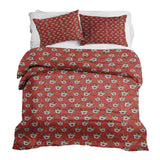 Therapy blankets bedding set red take-away