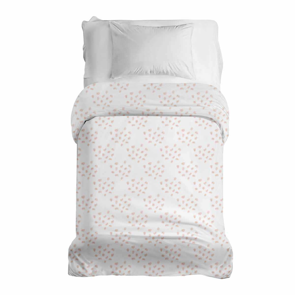 Couverture thérapeutique originale - Housse en coton avec des points orange