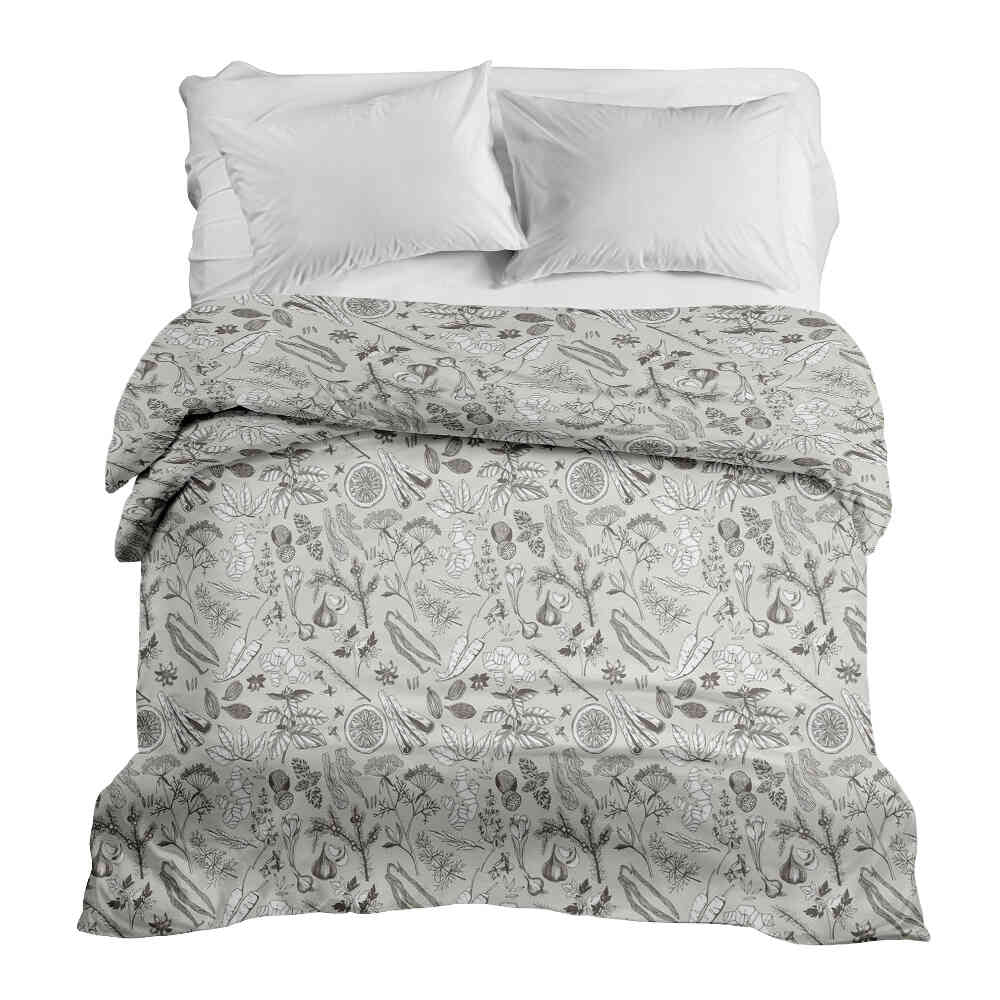 Original therapy blanket - cotton cover gray spices