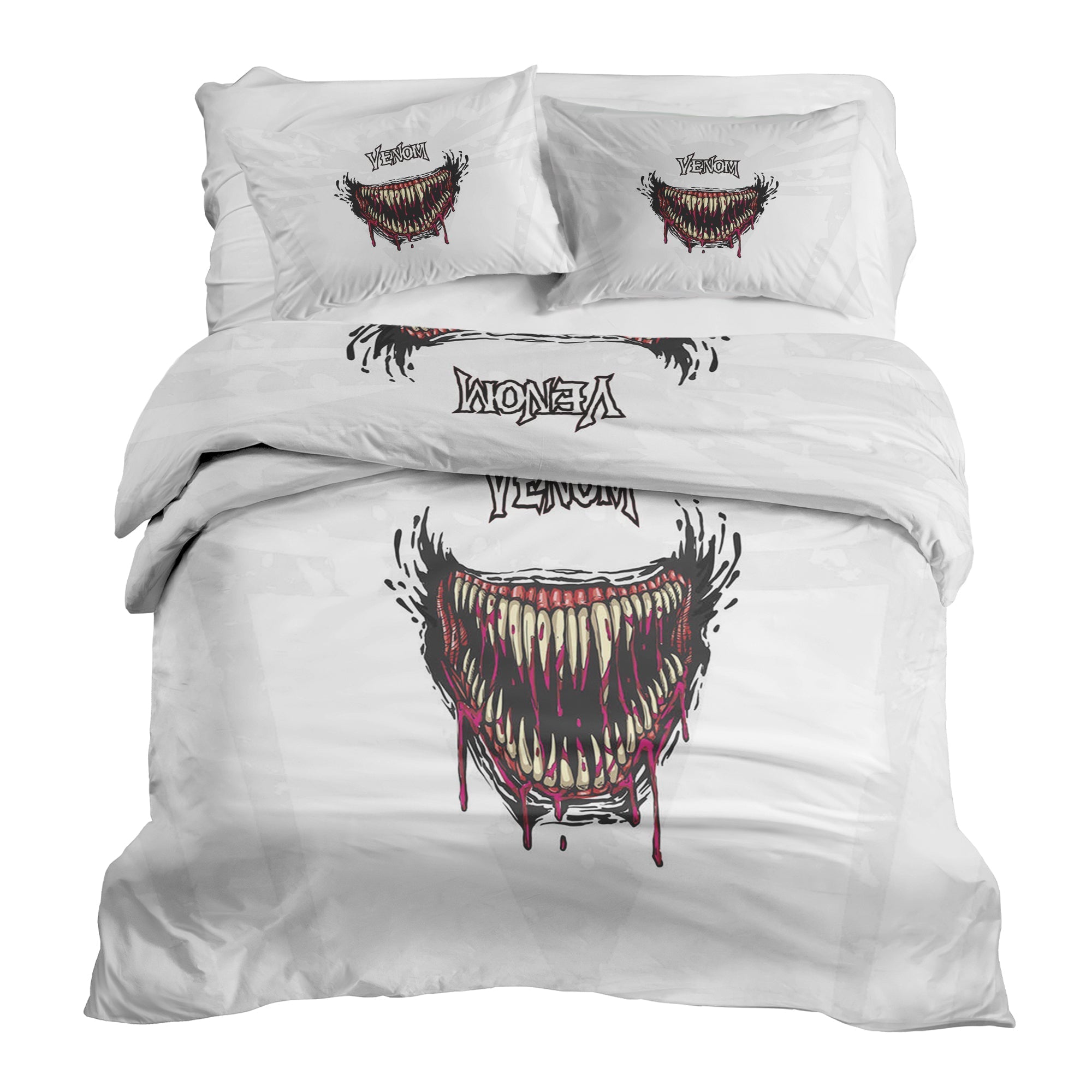Therapy blankets bedding set white Venom