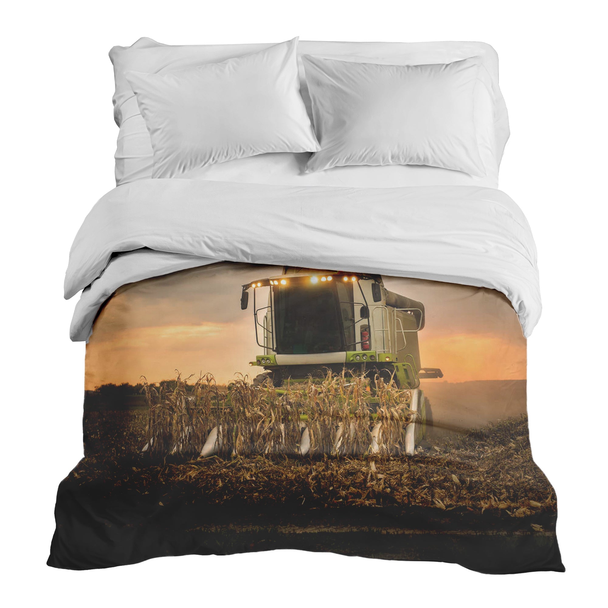 Original therapy blanket - cotton cover brown threshing machine