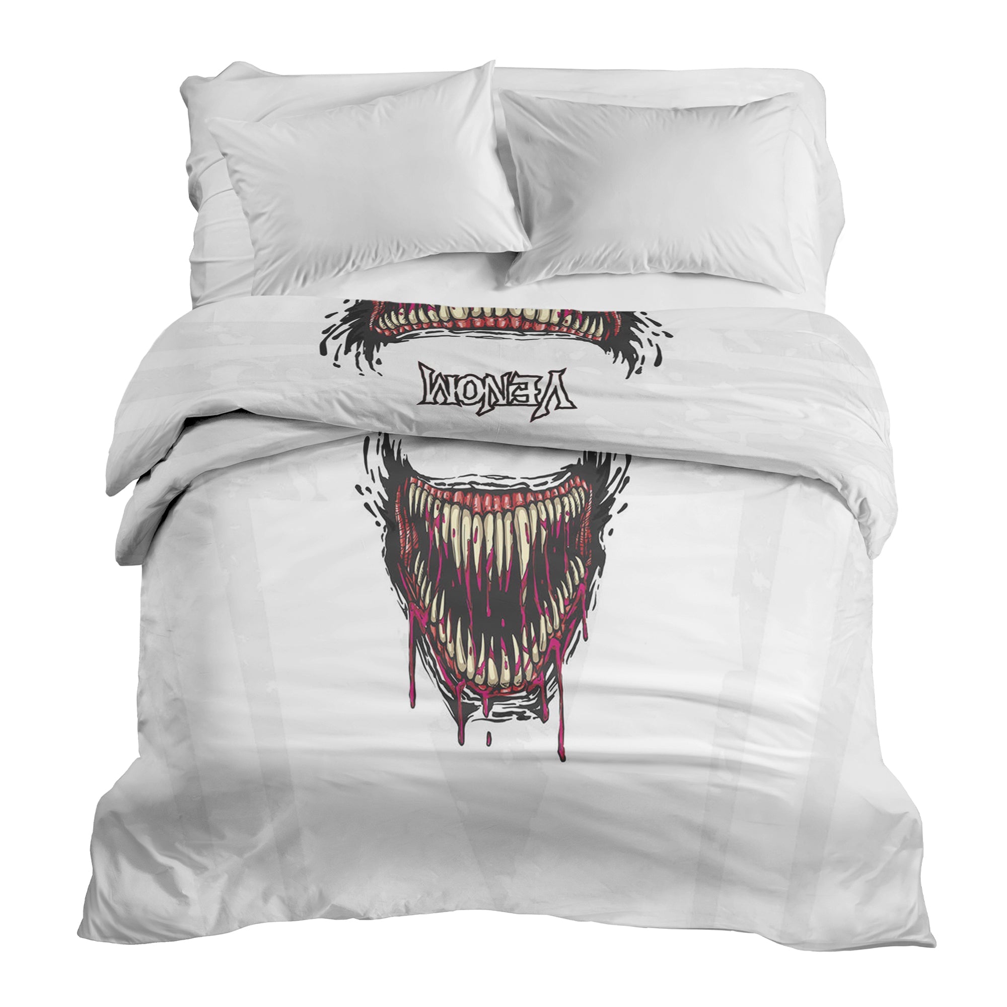 Couverture thérapeutique originale - Housse en coton blanc Venom