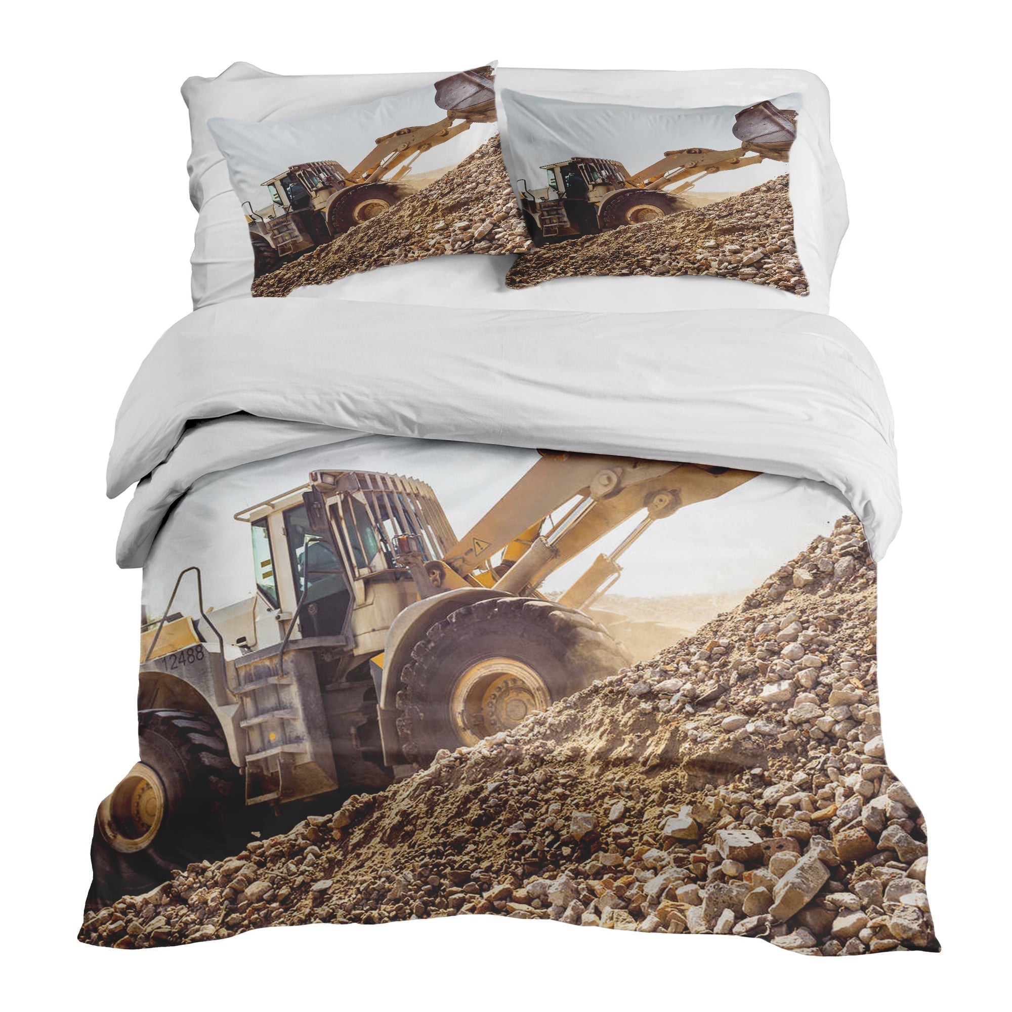 Therapy blankets bedding set tractor on the mountain